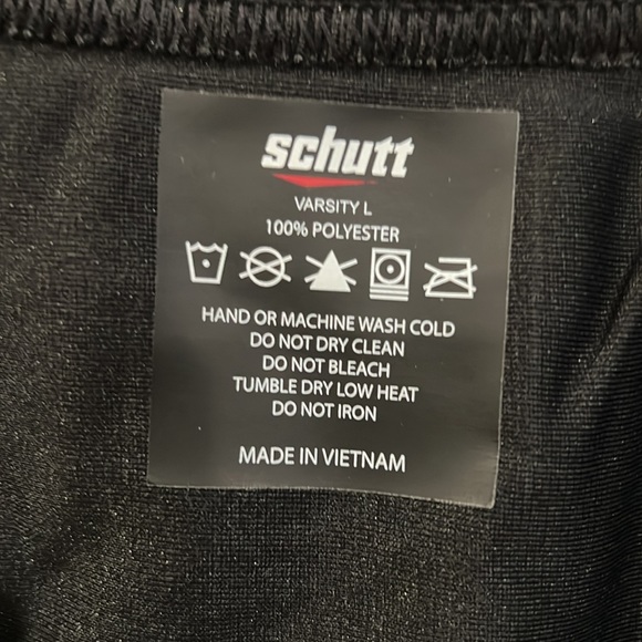 Brand NEW Schutt Varsity Football Practice Jersey Black Varsity L 100% Polyester - Picture 4 of 17